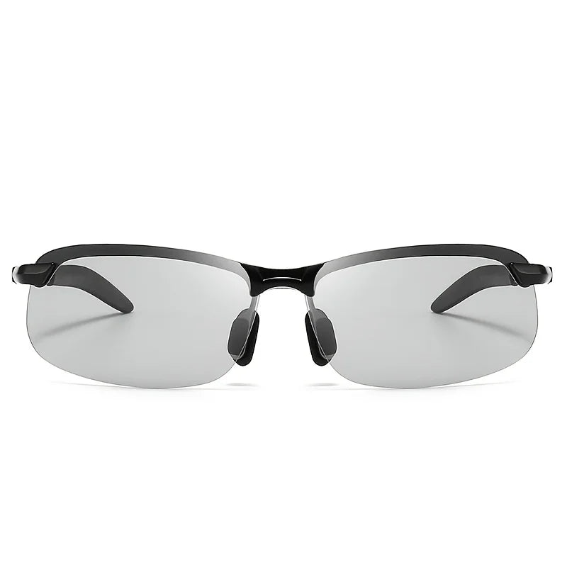 Gafas de moda polarizadas con funciones visuales diurnas y nocturnas, resistentes a los arañazos y con protección UV.