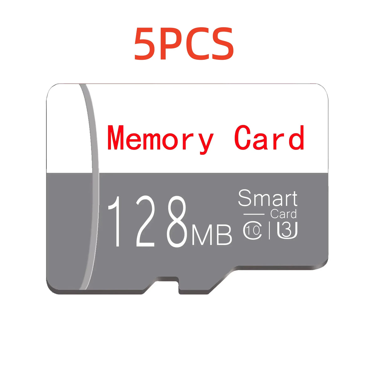1/5 unidades de tarjeta de memoria de pequeña capacidad: 64 MB, 128 MB, 256 MB, 512 MB, tarjeta micro SD de 128 MB.