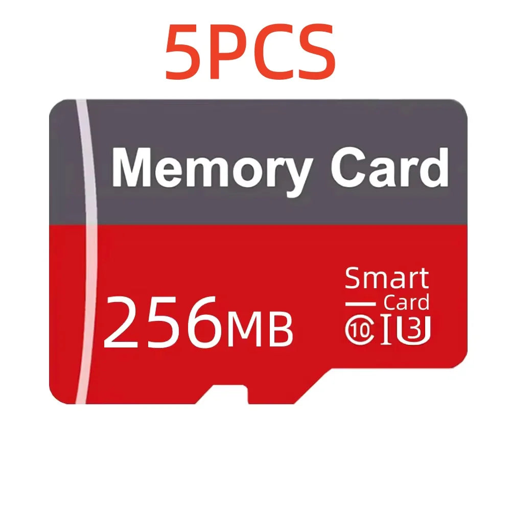 1/5 unidades de tarjeta de memoria de pequeña capacidad: 64 MB, 128 MB, 256 MB, 512 MB, tarjeta micro SD de 128 MB.
