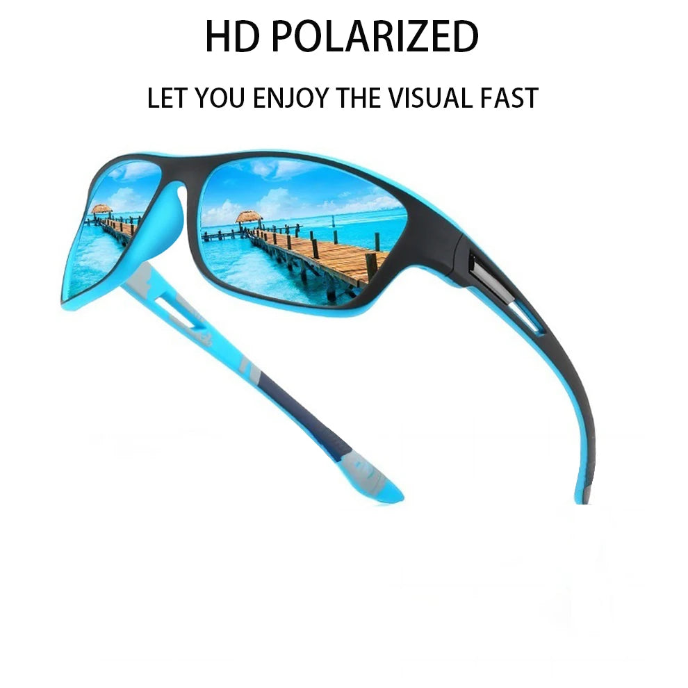 Gafas de sol polarizadas para pesca, ciclismo, conducción y senderismo, para hombre y mujer. Antirreflejo UV400. Lente TAC. 1 unidad.