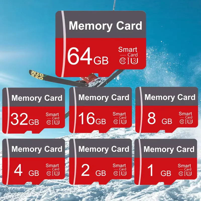1/5 unidades de tarjeta de memoria de pequeña capacidad: 64 MB, 128 MB, 256 MB, 512 MB, tarjeta micro SD de 128 MB.