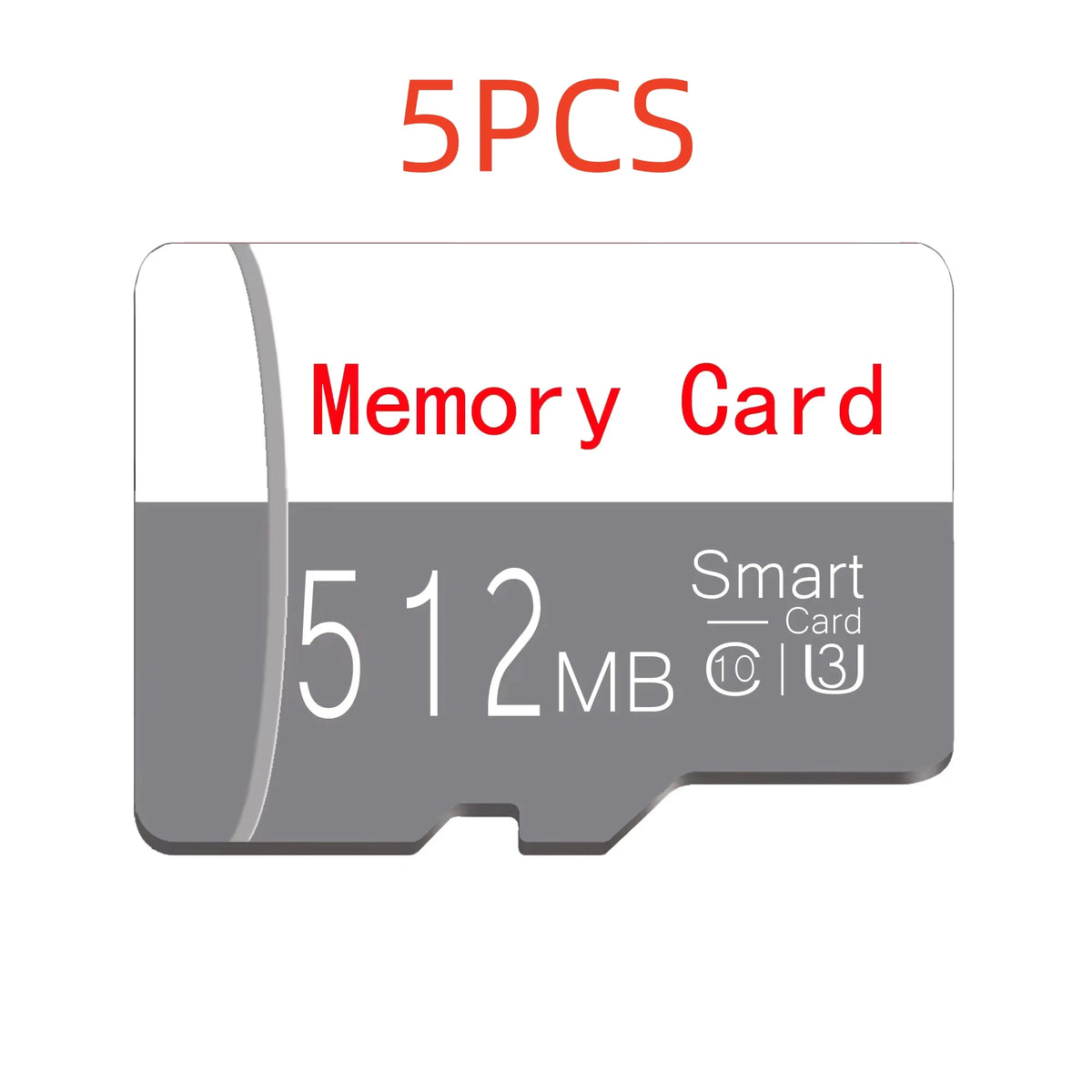1/5 unidades de tarjeta de memoria de pequeña capacidad: 64 MB, 128 MB, 256 MB, 512 MB, tarjeta micro SD de 128 MB.