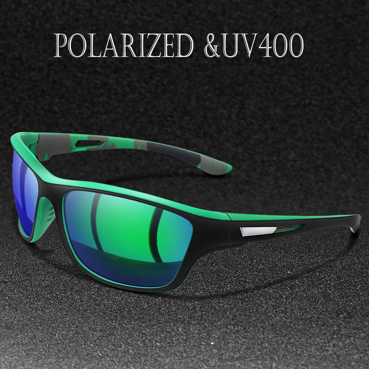 Gafas de sol polarizadas para pesca, ciclismo, conducción y senderismo, para hombre y mujer. Antirreflejo UV400. Lente TAC. 1 unidad.