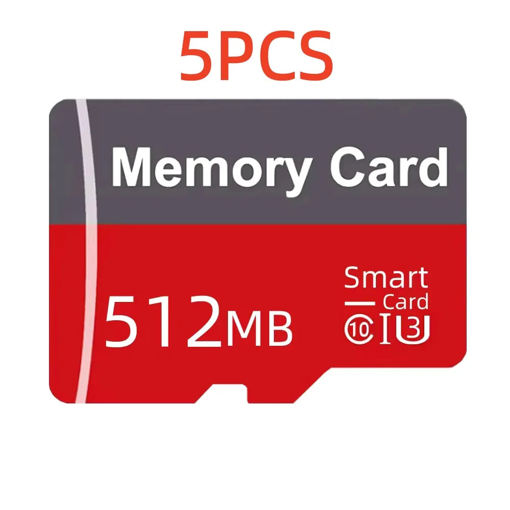 1/5 unidades de tarjeta de memoria de pequeña capacidad: 64 MB, 128 MB, 256 MB, 512 MB, tarjeta micro SD de 128 MB.